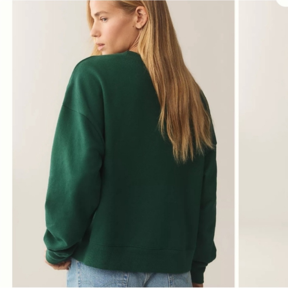 Anthropologie Maeve x Jordan Nickson Happy Hour Graphic Sweatshirt Size Medium - Picture 3 of 12